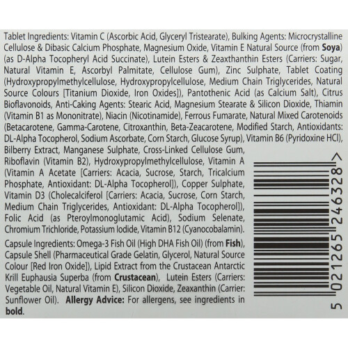 Vitabiotics Visionace Max - 56 tablettia/kapselia 2