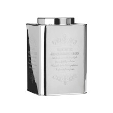 Premier Housewares Stainless Steel Chai Classic Scottish Shortbread Cookies Storage Tin