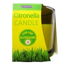 Citronella Candle in Glass jar outdoor use