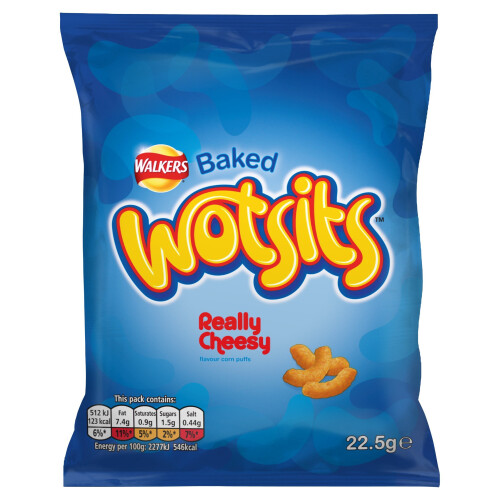 Walkers Walkers Wotsits Really Cheesy Snacks, 22.5 g (Pack of 32)