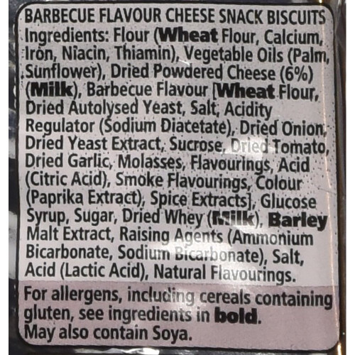 Jacob's Mini Cheddars BBQ Flavour, 50g 2