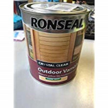 Ronseal CCODVM750 750 ml Crystal Outdoor Matt Finish Varnish - clear