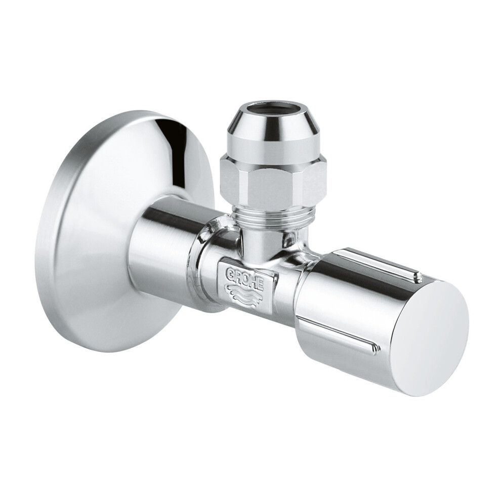 Grohe Angle valve 1/2 inch for Single Lever Mixer with Length Compensation and Compression Nut Ã˜ 10 mm, 22037000