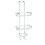 Croydex Croydex Chrome 3-Tier Hook Over Shower Caddy, 5 Year Rust Free Guarantee 1