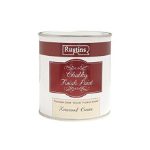 Rustins CHAPC250 Chalky Finish Paint Kenwood Cream 250ml, 500ml