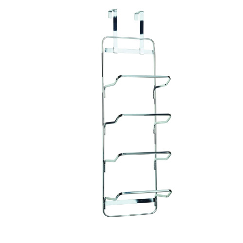 Croydex Croydex Chrome Hook Over Multiple Towel Rack, 5 Year Rust Free Guarantee
