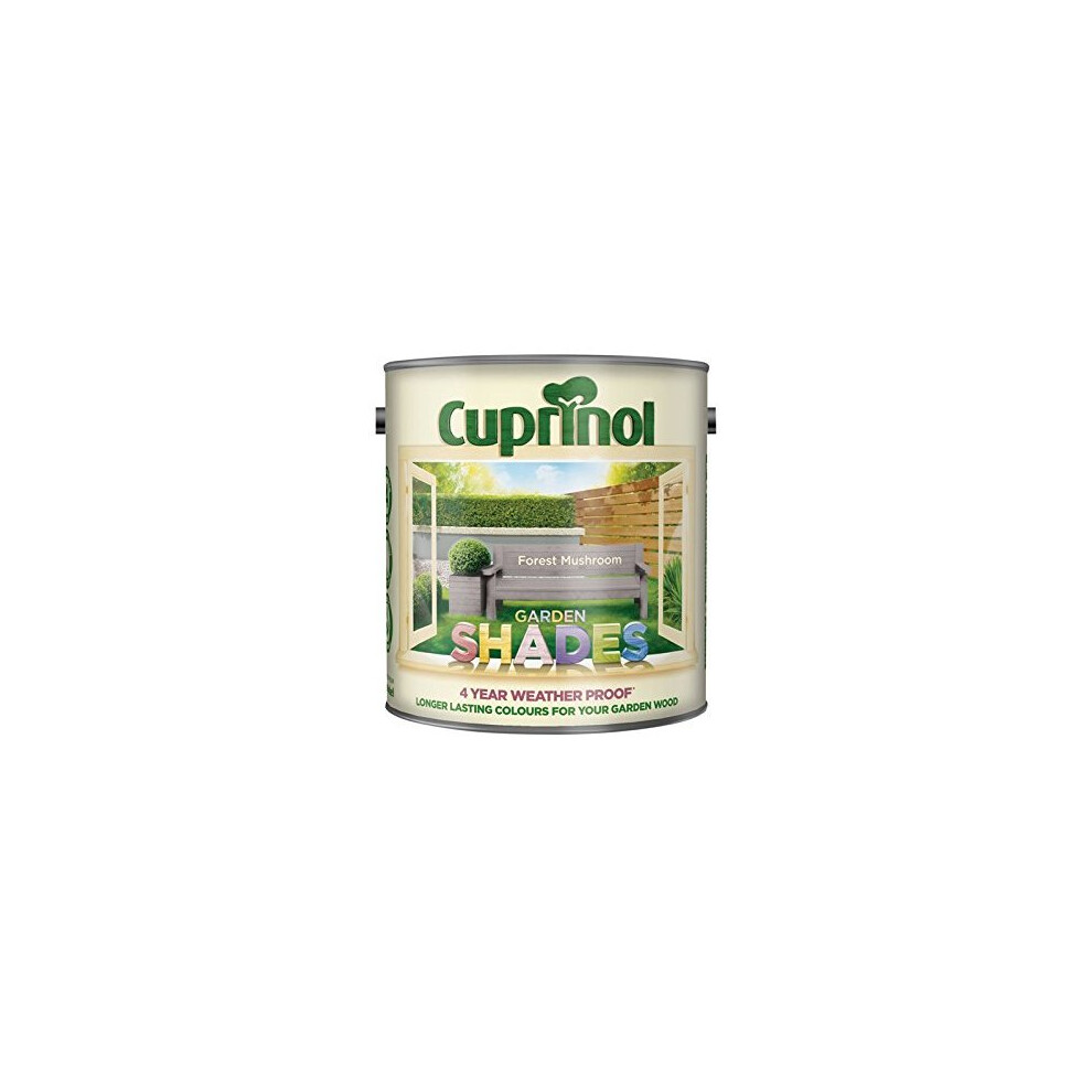 Cuprinol CUPGSFM25L 2.5 Litre Garden Shades Paint - Forest Mushroom