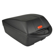 Fischer Plain Luggage Box, Black, 19Â x 26Â x 42Â cm