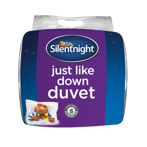 Silentnight Silentnight Just Like Down 13.5 Tog Duvet, Double