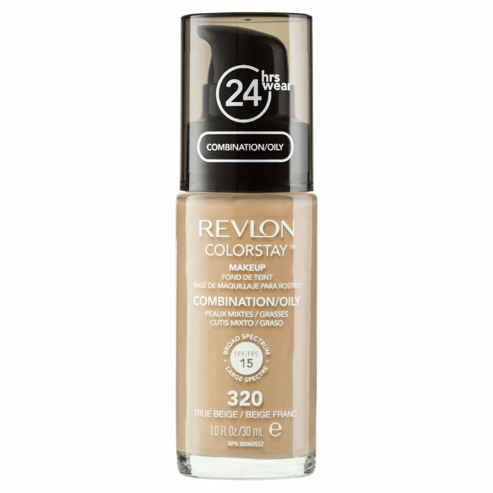 Revlon Colorstay Foundation For Combination/Oily Skin, True Beige