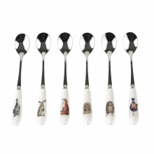 Wrendale by Royal Worcester Tea Spoons, Set of 6
