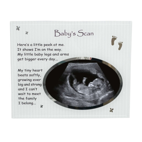David Fischhoff Baby Scan Frame, Glass, Clear, 19 x 23 cm