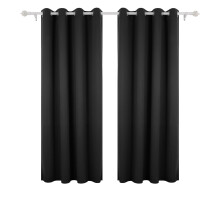 Deconovo Thermal Insulated Bedroom Blackout Curtains Ring Top Blackout Curtains for Kids Bedroom with Two Matching Tie Backs 46 x 72 Drop Inch...