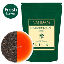 Original English Breakfast Black Tea Leaves (200+ Cups) STRONG, RICH & AROMATIC, Loose Leaf Tea, World's Finest Black Tea Loose Leaf - Brew Hot,...