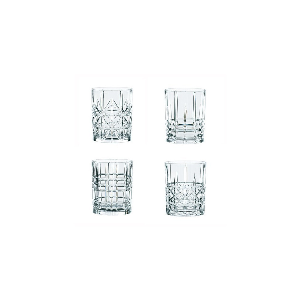 Nachtmann Whisky Glasses, Set of 4, Crystal, 345 ml, Highland, 95906