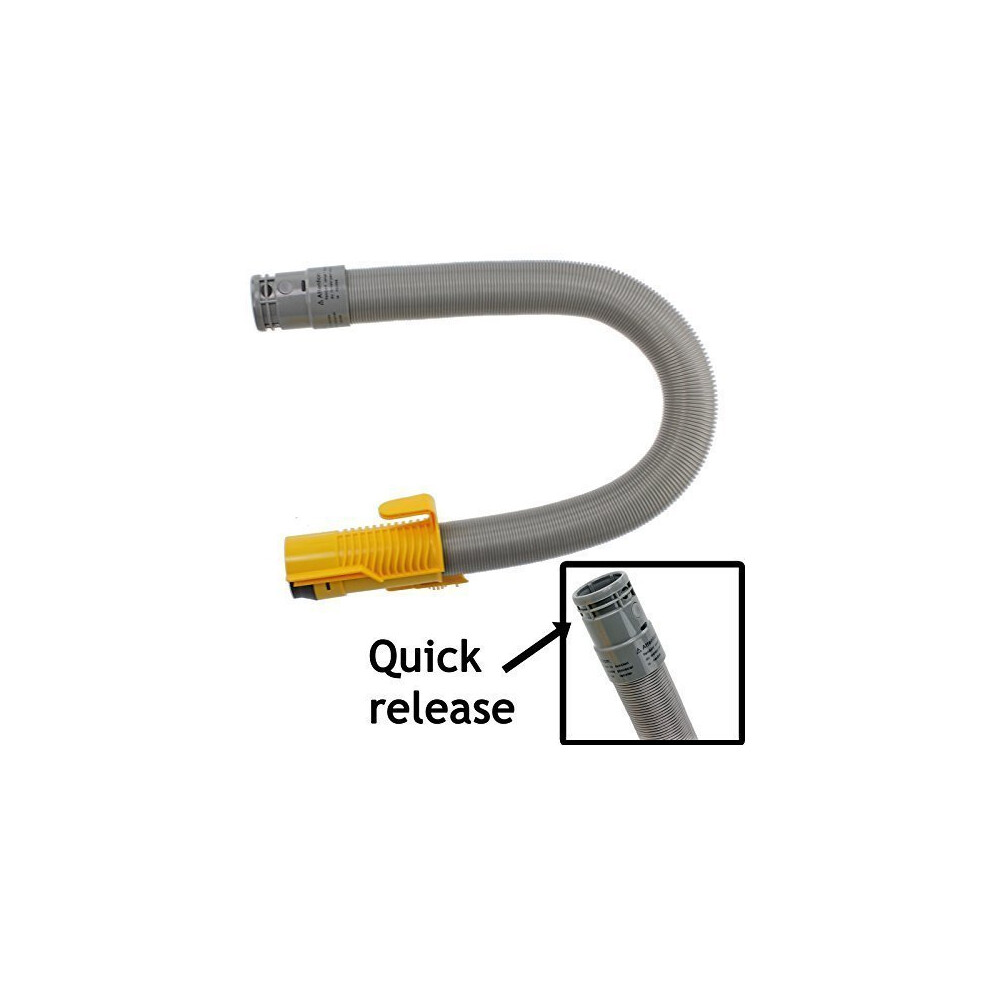 Spares2go Yellow Hose for Dyson DC07 Vacuum Cleaners (4m)