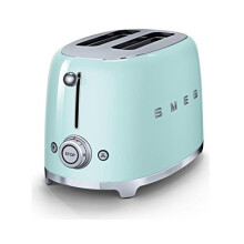 Smeg TSF01PGUK | 50's Retro Style 2 Slice Toaster in Pastel Green