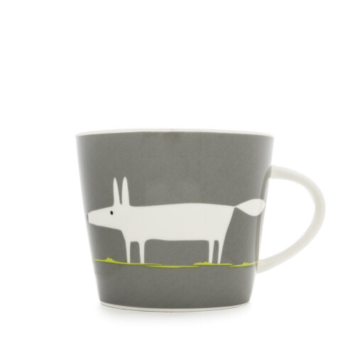 Scion Scion Mr Fox Mug, 0.35L - Charcoal & Lime