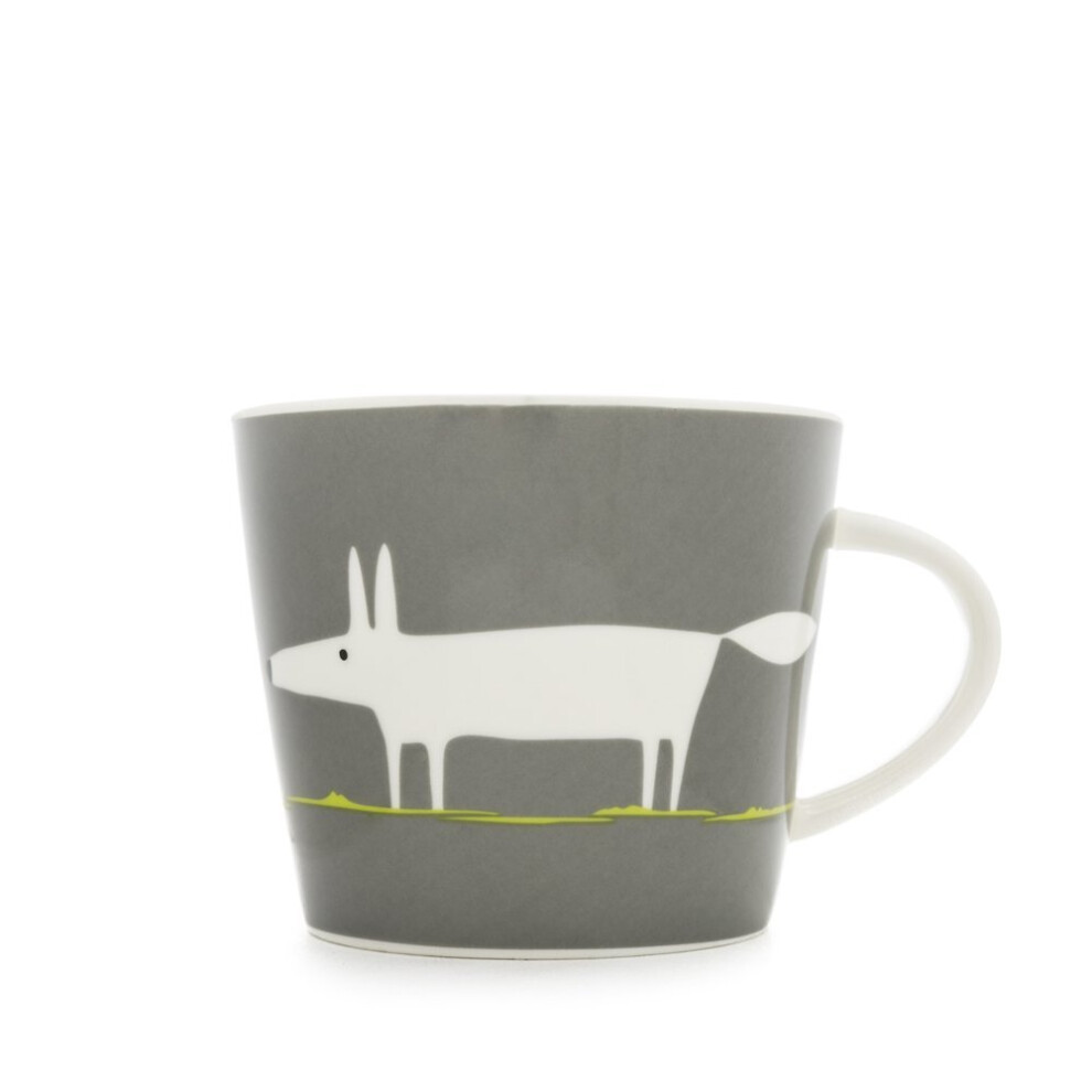 Scion Mr Fox Mug, 0.35L - Charcoal & Lime