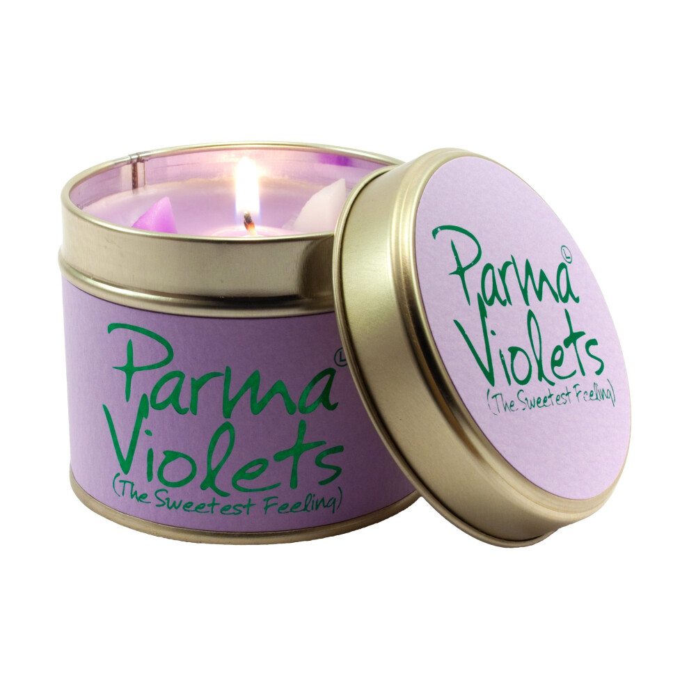 Lily Flame Parma Violets Tin, Purple