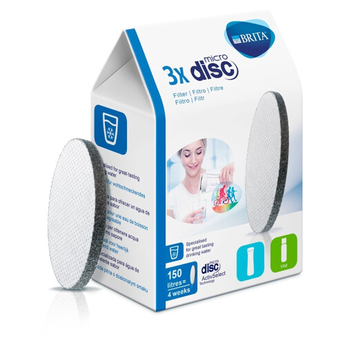 BRITA BRITA Microdisc Replacement Filter Discs, Pack of 3