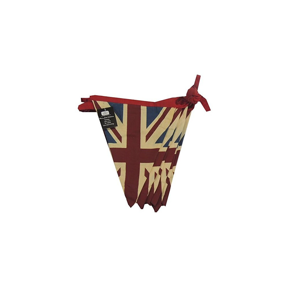 EHC Vintage Union Jack Cotton Bunting - 5m | Festival Bunting