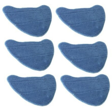 Spares2go Microfibre Cleaning Pads For Vax S7 S7-A S7-A+Total Home Duet Master Steam Cleaner Mops (Pack of 6)