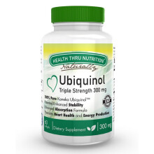 Ubiquinol 300mg 60 Softgels EAF CoQ10 (Enhanced Absorption Formula Coenzyme Q10)