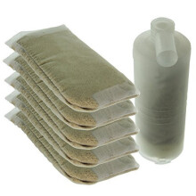Spares2go Anti Limescale Refill Filters for Morphy Richards 42234 42238 42243 Steam Generator Iron (6 Filter Refills + Cartridge)