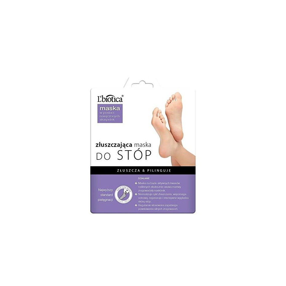 L'biotica Exfoliating Peel Foot Sock Mask (40Ml X 2)