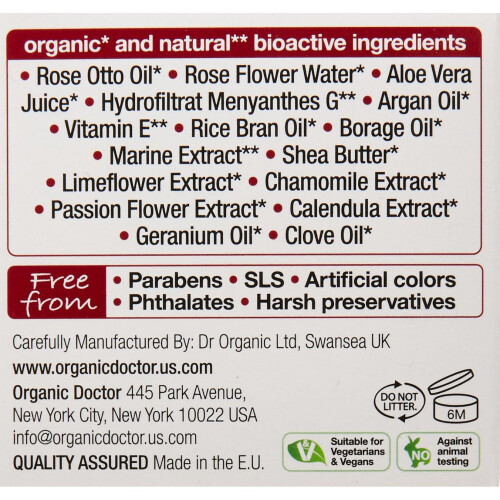 Dr Organic Rose Otto Day Cream 50ml 1