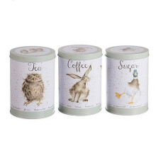 Wrendale Tea, Coffee and Sugar Cannisters