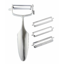 Global GS-94 3-Way Vegetable Peeler with 4 blades
