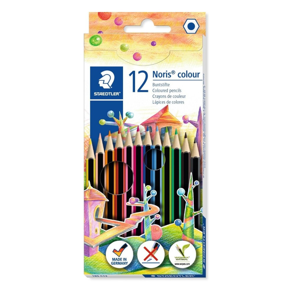 Staedtler Noris Colour 185 C12 Colouring Pencil - Assorted