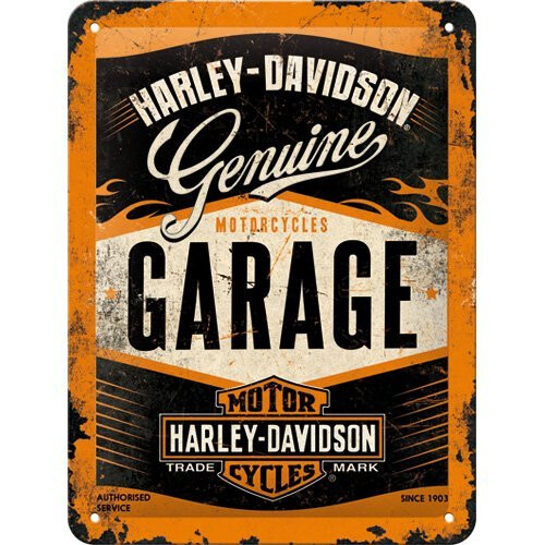 Harley Davidson Garage metal sign (na 2015)