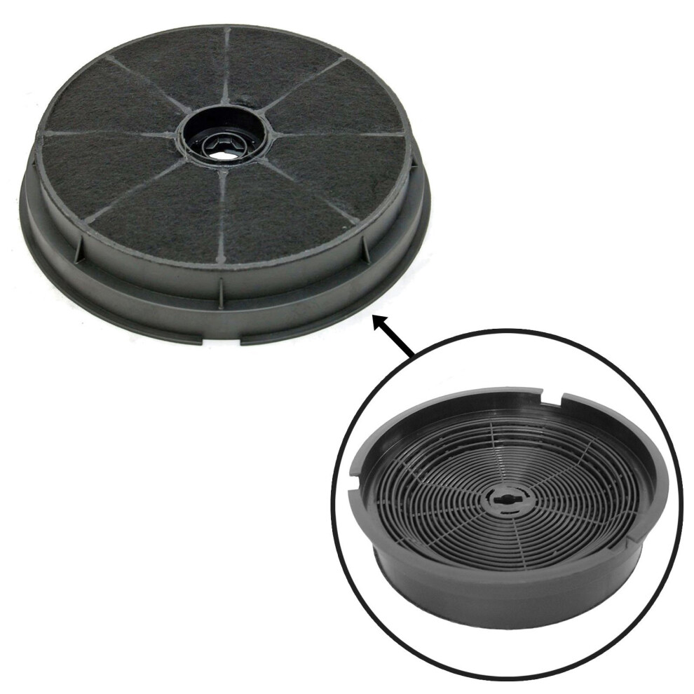 Spares2go Carbon Charcoal Vent Filter for CDA Cooker Extractor Hood