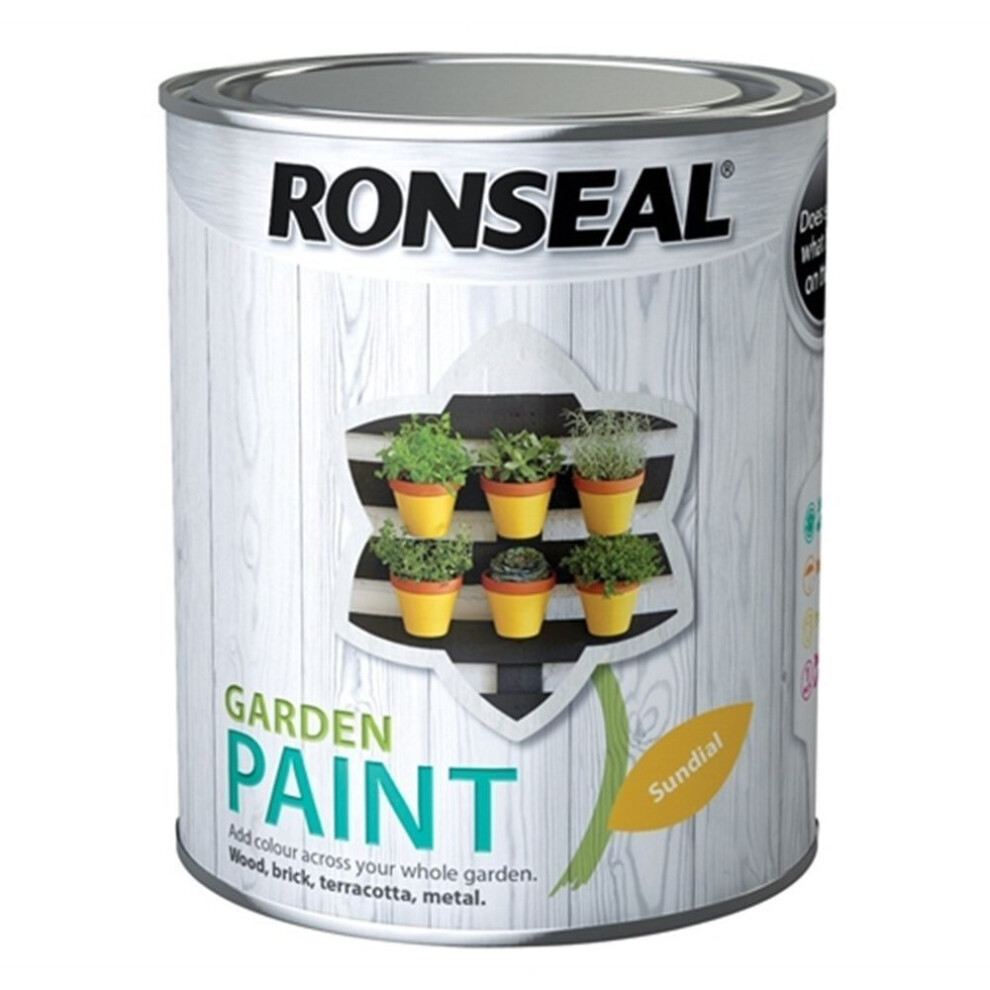 Ronseal RSLGPS750 GPS750 Garden Paint Sundial 750ml, 750 ml