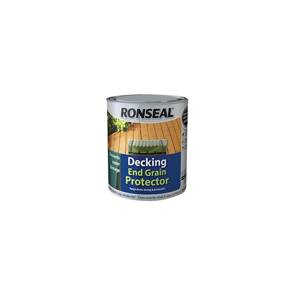 Ronseal RSLEGP750 Decking End Grain Preserve Green, 750 ml