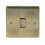 NEXUS METAL ANTIQUE BRASS SINGLE SWITCH, 10AX 2 WAY 1