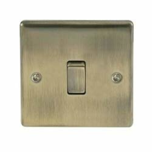 NEXUS METAL ANTIQUE BRASS SINGLE SWITCH, 10AX 2 WAY