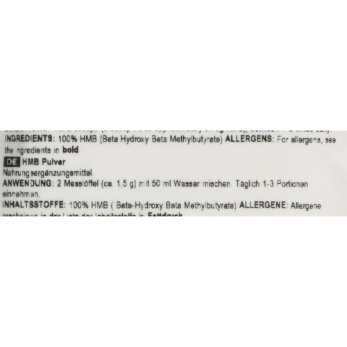 BULK POWDERS BULK POWDERS 100 g HMB Powder 2