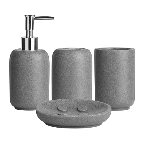 Premier Housewares Premier Housewares Canyon Soap Dish - Grey 1