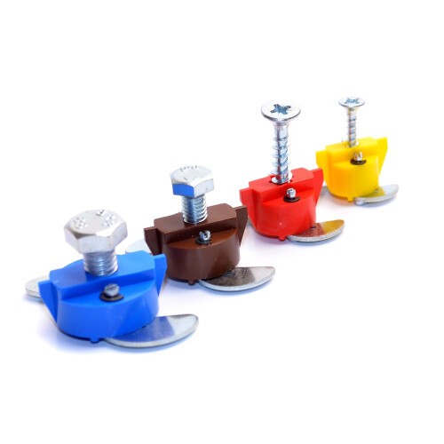 GripIt Blue 25mm Plasterboard Fixings For Stud Walls - Max Load 113Kg (4 Pack) 2