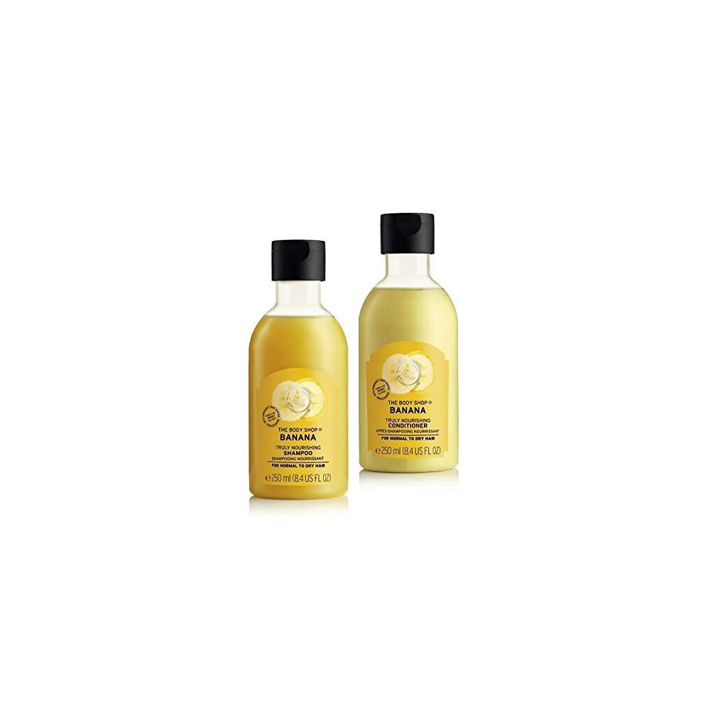 The Body Shop Banana Shampoo 250ml + The Body Shop Banana Conditioner 250ml