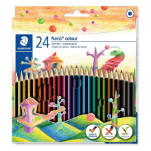 Staedtler 185 C24 Noris Colour Colouring Pencil - Farblich sortiert