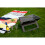 Notebook Folding Grill - Portable Picnic BBQ with Chrome Plated Cooking Grid (Black) 4