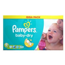 Pampers Baby Dry Giga Pack Size 6 Giga Pack 92 Nappies