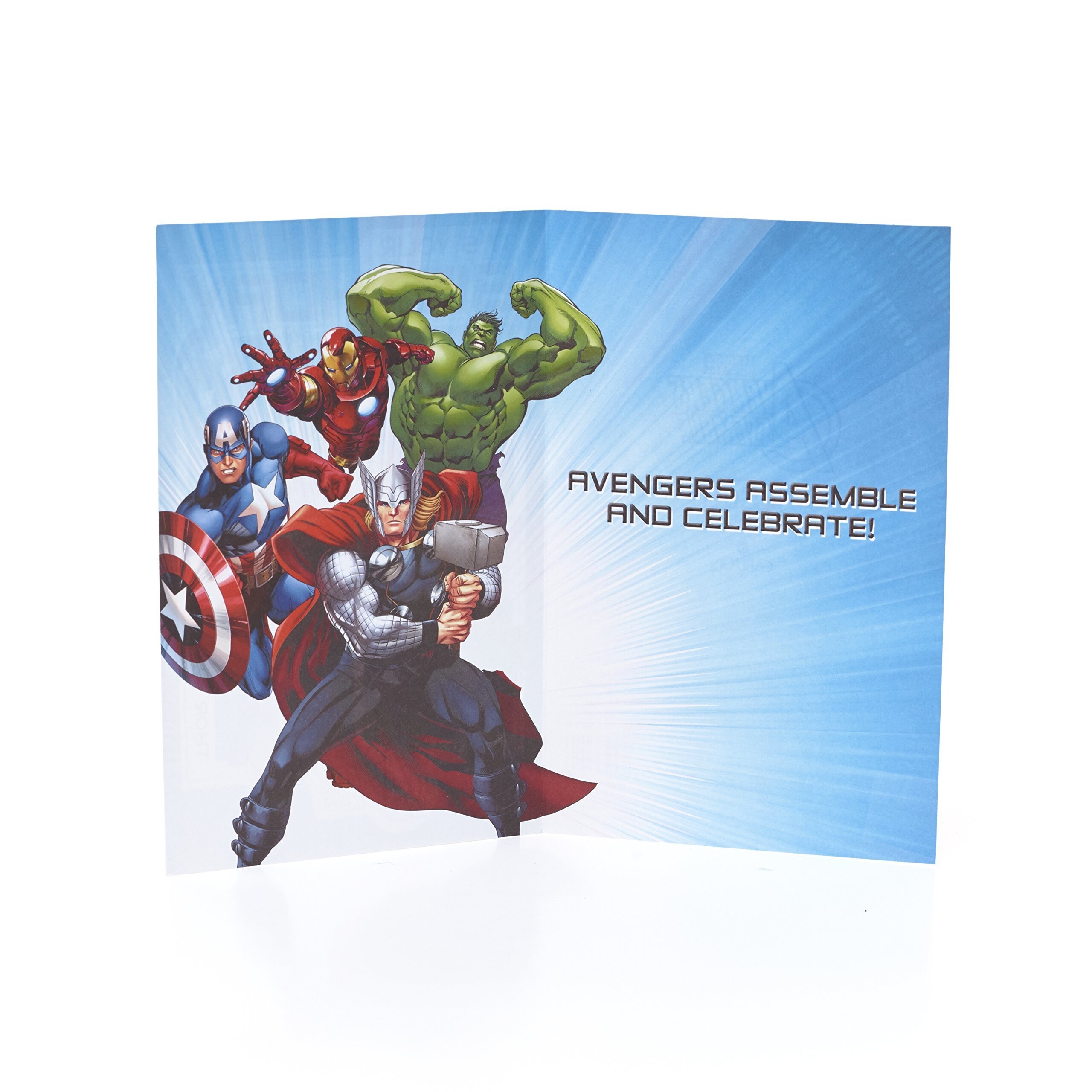 Kids Birthday Card Avengers Birthday Card, Ideal Gift Card for Kids