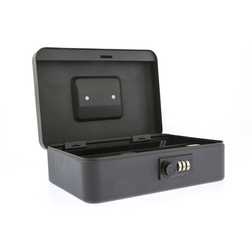 Sterling CB03CBK 10" Combination Lock Cash Box - Black 2