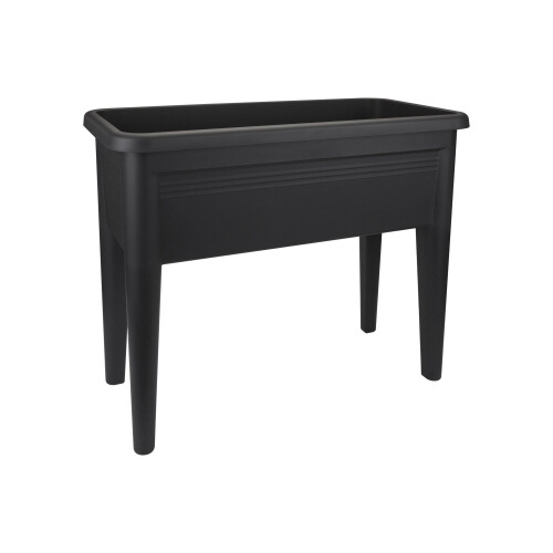 elho Green Basics Grow Table Planter Living Black 2X-Large, Frost-Resistant to -40C, Recycled Plastic, Tool-Free Assembly (C-6926507543300)